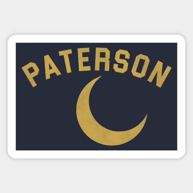 Defunct Paterson Crescents Basketball Team Sticker by Defunctland